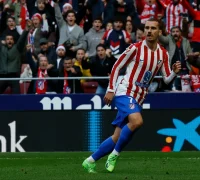 Antoine Griezmann berhasil memberikan gol penentu kemenangan Atletico Madrid saat menghadapi Valencia di Stadion Metropolitano. (x.com/EnXogoG)