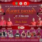 Gawe Dayak Naik Dango XXVI di Rumah Adat Dayak Kota Singkawang yang akan dimeriahkan karnaval budaya dan hiburan rakyat.