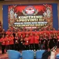 Wagub Krisantus Kurniawan saat menghadiri Konferprov II GERDAYAK Kalbar di Pontianak.