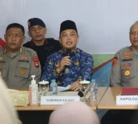 Gubernur Ria Norsan menyampaikan duka atas korban heli PK-CFX di RS Bhayangkara Pontianak.