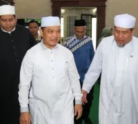Gubernur Kalimantan Barat Ria Norsan saat menghadiri wisuda Pondok Tahfidz Ashqaf di Pendopo Gubernur Kalbar.