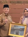 Pertemuan Gubernur Kalbar, Ria Norsan dengan anggota DPD RI terkait pemberdayaan perempuan di Kantor Gubernur, Selasa (28/4/2026).