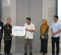 Gubernur Kalbar Ria Norsan usai penandatanganan MoU BPJS Ketenagakerjaan di Hotel Novotel Pontianak, (30/4/2026).