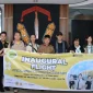 Gubernur Kalbar Ria Norsan meresmikan penerbangan Scoot Airlines rute Pontianak-Singapura di Bandara Supadio.
