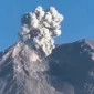 Gunung Semeru kembali erupsi pada 7 September 2026 saat berstatus Level III Siaga. (Foto: x.com/haixensen)
