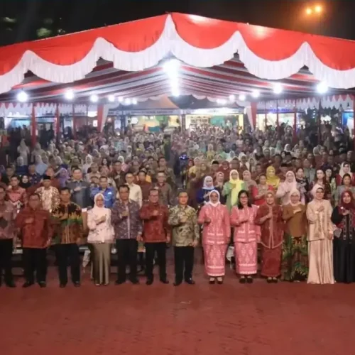 Gubernur Kalbar Ria Norsan menghadiri Malam Ramah Tamah HKG PKK ke-54 di Kubu Raya.