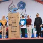 Ketua TP PKK Kalbar Erlina Ria Norsan menghadiri Senam Bersama dalam rangka HKG PKK ke-54 Tahun 2026 di Halaman Kantor Bupati Kubu Raya.