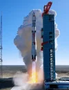 Roket Zhuque-3 milik LandSpace berhasil mendaratkan booster tahap pertama di Provinsi Gansu, China. (Foto: x.com/globaltimesnews)