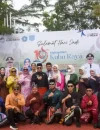 Bupati Kubu Raya Sujiwo usai memimpin upacara peringatan HUT ke-19 Kabupaten Kubu Raya di halaman Kantor Bupati.