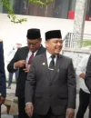 Gubernur Kalimantan Barat Ria Norsan menghadiri Apel Besar HUT ke-81 TNI di Makodam XII/Tanjungpura, Kabupaten Kubu Raya.