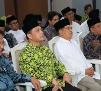 Gubernur Kalimantan Barat Ria Norsan menghadiri Halal Bihalal Dewan Masjid Indonesia di Gedung DMI Matraman Jakarta, (24/4)