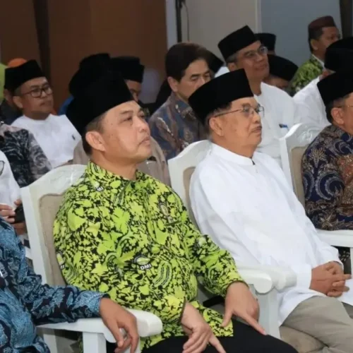 Gubernur Kalimantan Barat Ria Norsan menghadiri Halal Bihalal Dewan Masjid Indonesia di Gedung DMI Matraman Jakarta, (24/4)
