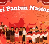 Perayaan Hari Pantun Nasional di Kota Pontianak 2025 menampilkan tradisi pantun Melayu. (Ilustrasi by Dewi)