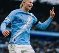 Erling Haaland merayakan gol Manchester City saat derby melawan Manchester United Erling Haaland merayakan gol Manchester City saat derby melawan Manchester United. (instagram.com/mancity)