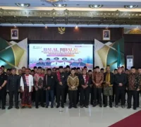 Gubernur Kalimantan Barat Ria Norsan menghadiri Halal Bihalal dan pelantikan pengurus DPW IKAMA Kalbar di Pendopo Gubernur Kalbar.