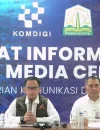 Abdul Muhari memberikan pembaruan penanganan banjir dan longsor di Aceh, Sumut, dan Sumbar. (Dok. BNPB)
