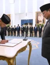 Presiden Prabowo Subianto melantik Sudaryono sebagai Kepala Badan Gizi Nasional di Istana Negara, Jakarta, Rabu (22/7/2026).
