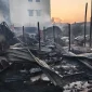 Kios di Jalan Mayor Alianyang, Desa Kapur, Kecamatan Sungai Raya, Kubu Raya, ludes terbakar yang diduga dipicu korsleting listrik.