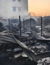 Kios di Jalan Mayor Alianyang, Desa Kapur, Kecamatan Sungai Raya, Kubu Raya, ludes terbakar yang diduga dipicu korsleting listrik.