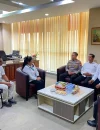 Kapolres Kubu Raya AKBP Rensa S. Aktadivia bertemu manajemen Bandara Internasional Supadio membahas penguatan kerja sama pengamanan dan pencegahan kejahatan lintas batas.