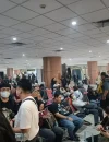 Kabut asap karhutla mengganggu aktivitas penerbangan di Bandara Supadio Kubu Raya. (Foto: Res-KKR)