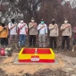 Polres Kubu Raya membangun sumur bor sebagai sumber air bersih warga dan cadangan untuk penanganan karhutla. (Res-KKR)