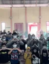 Anak-anak terdampak kabut asap karhutla mendapat trauma healing di Kubu Raya. (Res-KKR)