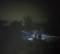 Tim Polres Kubu Raya melakukan patroli malam untuk mencegah karhutla kembali muncul. (Res-KKR)
