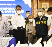Bea Cukai mengungkap dugaan impor beras ilegal sebanyak 397,35 ton dengan nilai barang Rp7,853 miliar. (Dok. Kementan)