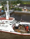 Tim SAR mencari korban KMP Virgo Transport 8 pada hari ke-14. (Foto: Kemenhub)