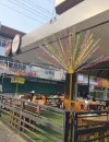 Umbul-umbul dipasang untuk menyemarakkan HUT ke-255 Kota Pontianak sepanjang Oktober 2026.