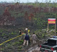 Kementerian Kehutanan menjatuhkan sanksi administratif kepada 32 perusahaan pemegang konsesi terkait karhutla, dengan sembilan perusahaan di antaranya berada di Kalimantan Barat. (Dok. Kemenhut)