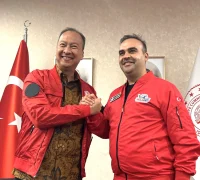 Menteri Perindustrian RI Agus Gumiwang bertemu Menteri Perindustrian dan Teknologi Turki Mehmet Fatih Kacir di Istanbul Menteri Perindustrian RI Agus Gumiwang bertemu Menteri Perindustrian dan Teknologi Turki Mehmet Fatih Kacir di Istanbul. (Kemenperin.go.id)