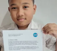 Ibrahim Al Abrar, siswa SD asal Boyolali, menerima apresiasi dari NASA setelah menemukan celah keamanan pada domain publik.