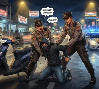 Ilustrasi - Pelaku curanmor diamankan polisi di Sungai Kakap.