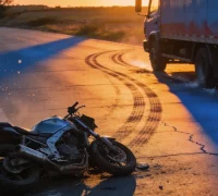 Ilustrasi - Kecelakaan maut di Jalan Trans Kalimantan yang melibatkan sepeda motor dan truk.