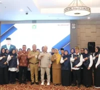Sekda Kalbar Harisson membuka Rakor Forum Perangkat Daerah PPPA–PPKB di Hotel Mercure Pontianak, Selasa (10/2/2026).