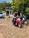Kondisi jalan rusak di Sungai Kakap yang akan segera diperbaiki.