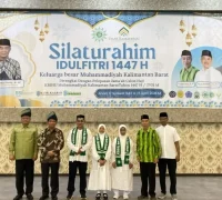 Sekda Kalbar Harisson melepas jamaah haji Muhammadiyah di Pontianak 2026.