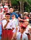 Peresmian Jembatan Perintis di Dusun Peleng, Jagoi Babang, Bengkayang oleh Satgas Pamtas RI–Malaysia.