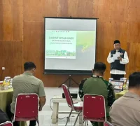 Wakil Bupati Mempawah Juli Suryadi Burdadi memimpin rapat evaluasi Satgas Karhutla di Aula LLKUKM Mempawah, Selasa (22/9/2026). (IST)