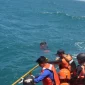 Tim SAR melanjutkan pencarian korban KMP Virgo Transport 8 di Perairan Laut Jawa. (SAR Banjarmasin)