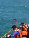 Tim SAR melanjutkan pencarian korban KMP Virgo Transport 8 di Perairan Laut Jawa. (SAR Banjarmasin)