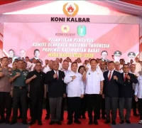 Daud Yordan dilantik sebagai Ketua Umum KONI Kalimantan Barat masa bakti 2025–2029.