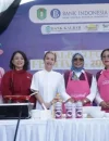 Erlina Ria Norsan saat menghadiri dan membuka Kalbar Food Festival 2026 di Ayani Megamall Pontianak.