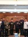 Gubernur Kalbar Ria Norsan menerima audiensi Pengurus Karang Taruna Provinsi Kalimantan Barat di Pontianak.