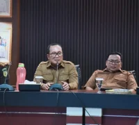 Rapat koordinasi Pemkab Kubu Raya bersama Forkopimda Plus untuk kesiapsiagaan menghadapi ancaman karhutla 2026.