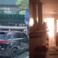 Kebakaran terjadi di Cafe Butu di Jalan Gajah Mada, Kota Pontianak.