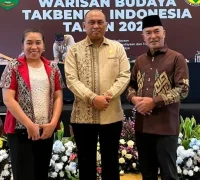 Kepala Dinas Pendidikan dan Kebudayaan Kota Singkawang, Asmadi, Asmadi menjelaskan pengajuan budaya Singkawang sebagai Warisan Budaya Takbenda. (MC Singkawang)