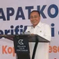 Wakil Gubernur Kalbar Krisantus Kurniawan membuka Rakor Verifikasi dan Validasi Koperasi Merah Putih di di Hotel Golden Tulip Pontianak, Rabu (23/9/2026).